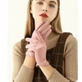 thumbnail image 4 of Womens Winter Gloves Touchscreen Texting Warm Lining Cold Weather Gloves Christmas Gifts, 4 of 5
