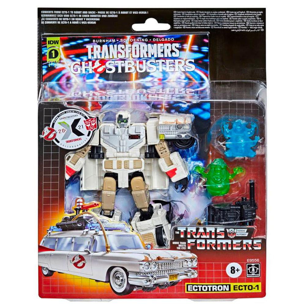IN STOCK Transformers Ghostbusters Ectotron Ecto-1 ACTION FIGURE 
