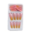 thumbnail image 1 of Vogacara 1 Juego de prensa de punta francesa en las uñas, uñas artificiales extralargas con degradado, Kit de manicura de salón de moda Type3 NO3, 1 of 6