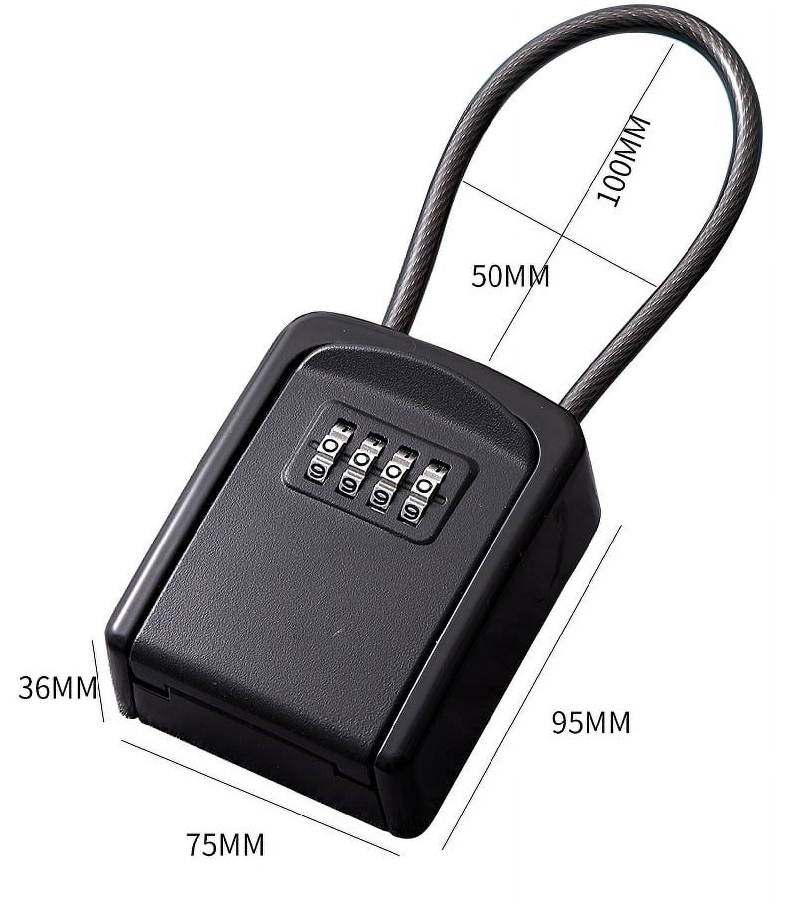 Padlock Key Box Combination Lock Stay Installation Free, Anti-Theft Door Box ,House, Apartment, Office Key Storage