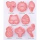 thumbnail image 4 of 8 Pieces Cute Cactus Cookie Cutter Cookie Moulds For Baking Cookie Mould Press Flamingo Cookie Mould Set Kitchen Tools Plastic (Cactus), 4 of 4