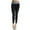 H.Gry / Black, variant on Womens Stretchy Cotton Blend Yoga Pants Leggings Various Styles Boot Cut Black, Large