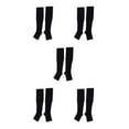 thumbnail image 1 of relayinert Breathable Compression Socks With Zipper Comfortable And Durable Moisture-wicking Nylon High Elastic black L/XL 5Set, 1 of 6