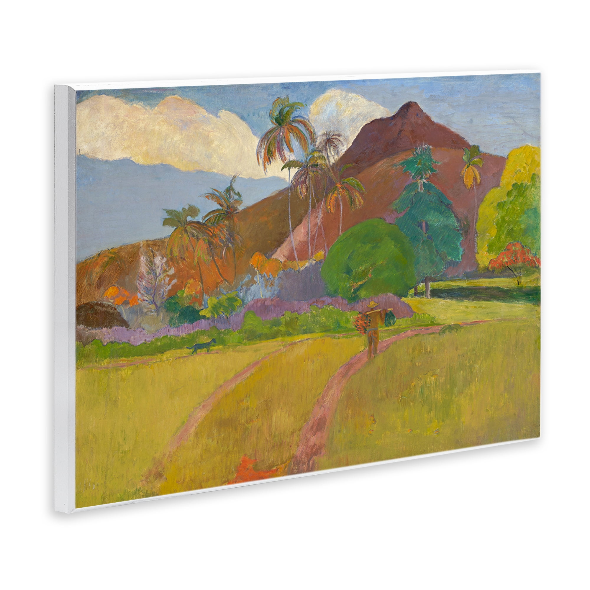 Stupell Industries Classic Tahitian Landscape Landscape & Nature Painting Unframed Art Print Wall Art, 19 x 13