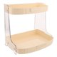 thumbnail image 5 of Organizador de maquillaje de gran capacidad: soporte organizador de sobremesa de 2 niveles, estante de plástico para guardar joyas, artículos de papelería y más., 5 of 5