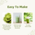 thumbnail image 3 of GANOHERB Mushroom Matcha Powder Latte Mix, 7.4 Ounce, 7 Superfood Mushrooms with 25% Beta-Glucans, Lions Mane, Reishi, Chaga, Coconut Powder, Ceremonial Grade Matcha Tea, 3 of 8