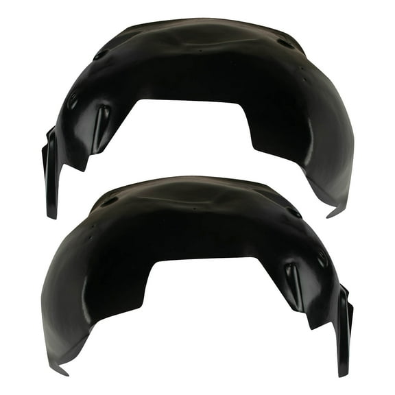 TRQ Front Inner Fender Liner Set Compatible with 2007-2013 Chevrolet Silverado 1500 BDA07005