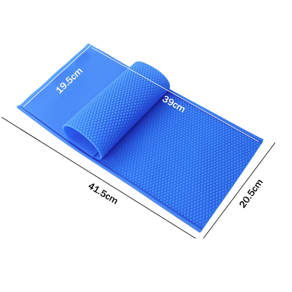 2pcs Beeswax Sheet Mold Silicone Beeswax Mold Soft Beeswax Making Tool (Blue)