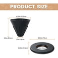 thumbnail image 2 of Czcpp-Goutte à Café Pliable, Cafetière de Camping Portable Cône, Support de Filtre à Café en Silicone Réutilisable pour Maison, Voyage, Bureau, Randonnée, Sac à Dos (Noir), 2 of 4