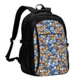 thumbnail image 1 of Easygdp Colorful Butterfly1 Mochila para Laptop de Viaje con Puerto USB, Mochila para Laptop con Puerto de Carga USB para Mujeres y Hombres, 1 of 7