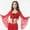 Red, variant on Women Belly Dance Lace Tops Floral Long Sleeve Wrap Carnival Top Shawls for Summer Winter Scarfs for Women Evening Wraps Scarf Blanket for Women Hooded Women Short Shawl Wrap plus Size