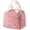 Pink, variant on Cute Strawberry Lunch Bag for Women Men, Insulated Lunch Box Tote Bag Corduroy Reusable Leakproof Bento Cooler Bag for Office Work Picnic Travel, 9.8L