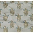 thumbnail image 4 of oneOone Organic Cotton Poplin Twill Fabric Turtle Block Printed Craft Fabric BTY 42 Inch Wide, 4 of 4