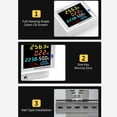 thumbnail image 3 of Yeacher Single-phase Electricity Meter Household Intelligent Electric Meter Guide Rail Installation AC Voltage Current Power Frequency Electric Energy Power Factor LCD Color Screen, 3 of 8