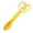 Yellow, variant on Walbest Long Handle Portable Pet Pooper Scooper Scissors Picker for Small Medium Large Dogs, High Strength Material and Durable Spring, Great for Lawns, Grass, Dirt, Gravel