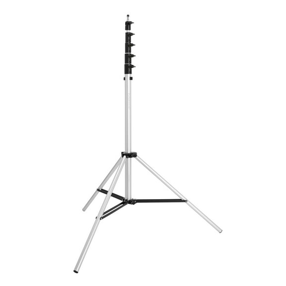 Flashpoint Pro Heavy-Duty Air-Cushioned Light Stand (Chrome, 15.7')