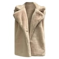 thumbnail image 3 of Womans Vests Vest Women Button Down Sleeveless Fuzzy Women Winter Clothes Cold Weather Clothes for Women, 3 of 5