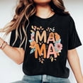 thumbnail image 2 of RKSTN Hauts d'Été pour Femmes Décontractés Coupe Ample Polyvalents T-Shirts Graphiques Mode à Imprimé Floral Respirants Manches Courtes Col Rond T-shirt Blouses, Cadeaux de la Fête des Mères, 2 of 5