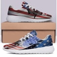 thumbnail image 3 of Horse American flag Print Sneakers Lightweight Comfortable Running Shoes for Men Women White Size 8.5, 3 of 7