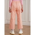 thumbnail image 5 of TTAO Girl's Casual Cargo Jogger Pants Hiking Sports Sweatpants Loose Hip Hop Dance Trousers 8-16Y Pink 10, 5 of 7