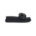 thumbnail image 2 of New York & Company Womens Camilia Faux Leather Slip On Platform Sandals, 2 of 3