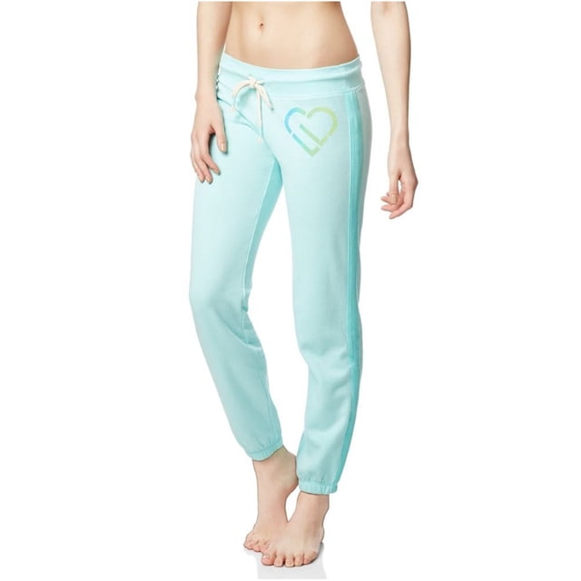 Aeropostale LLD Bold Stripe Cinch Athletic Pantalones deportivos para mujer, verde, mediano Aeropostale Pantalones deportivos
