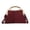 Red, variant on Suede Patchwork Evening Bag for Women, Retro Crossbody Purse, Soft Top Handle Handbag for Wedding Party Date Night and Elegant Special Evening Occasions