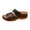 Black, variant on Womens Wedge Flip Flops Sandals with Arch Support Summer Comfortable Platform Bohemia Flat Shoes Massage Function Casual Cross Sandal