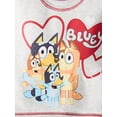 thumbnail image 6 of Valentine's Day Bluey Unisex Toddler Graphic Sweatshirt and Jogger Pants Set, 2-Piece, Sizes 12M-5T, 6 of 7