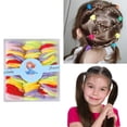thumbnail image 2 of Bande Élastique Colorée Enfants Fille Mode Colorée Bande Élastique Jetable Bande Élastique Cheveux Fine Petite Queue de Cheval Élastiques Cheveux Vie Quotidienne Grande Taille, 2 of 6