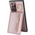 thumbnail image 6 of Samsung Galaxy Note 20 Ultra Case with Card Holder for Women, Galaxy Note 20 Ultra Phone Case Wallet with Credit Card with Ring Kickstand Zipper Slim Stand Case - Rose Gold, 6 of 7