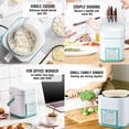 thumbnail image 6 of Rice Cooker 2.5 Cups Uncooked, Healthy Ceramic Coating Portable Rice Maker for 1-3 People, 6 of 6