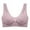 Purple, variant on Loopsun Plus Size Bras for Women, Woman Color Thin and Steel Hoop Gathered Breathable Underwear for Daily Bras Beige XL