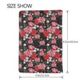 thumbnail image 3 of Rateoe Rose Flowers Pattern Passport Holder Wallet Leather Mulit-purpose Travel Wallet Credit Cards Case ,Passport Cover for Women Men-6.5 in, 3 of 5