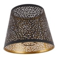 thumbnail image 2 of Pantalla de lámpara de Metal E26 E27 Estilo de árbol del Bosque Cubierta de Pantalla Decorativa de Hierro Ahuecada con patrón Interior Dorado para lámpara de Techo de Pared de Mesa Negro, 2 of 10