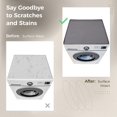 thumbnail image 3 of Washer and Dryer Top Protector Mat, Anti-slip Silicone Mat for Washing Machine Top Protection, Laundry Supplies Storage Tray, Laundry Room Accessory, 23.6" x 23.6" Gray, 3 of 6
