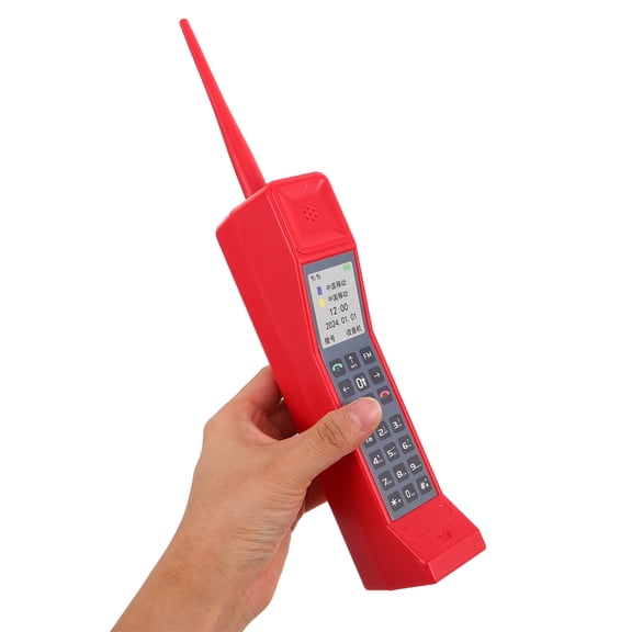LOLIPPYY Retro Vintage Telephone Model - 80s Style Cordless Phone Prop for Stage Shows, Home Decor, and Window Display