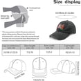 thumbnail image 3 of Cup26 Hats U.S.A CAN MEX 2026 Host Country Soccer Football Supporters Hats for Men Vintage Washed Distressed Black, 3 of 7