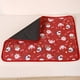 thumbnail image 4 of Almohadilla absorbente de orina para mascotas de color rojo navideño, antideslizante, fácil de secar, para entrenamiento de perros y gatos pequeños, lavable, L 70x50cm, 4 of 6