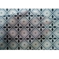 thumbnail image 4 of oneOone Cotton Silk Light Grayish Blue Fabric Floral & Tiles Moroccan Quilting Supplies Print Sewing Fabric By The Yard 42 Inch Wide, 4 of 4