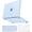 Sky Blue, variant on MOSISO MOSISO Compatible with MacBook Air 13 inch Case 2026 2025-2022 M4 A3240 M3 A3113 M2 A2681, Anti-Cracking Corner Protective Hard Shell&Keyboard Cover&Screen Film with TPU Bumper Edge