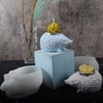 thumbnail image 6 of MANNYA Creative Hedgehog Silicone Mold For Resin Casting Epoxy Candlestick Holder Shaped Craft Homes Decors Theme Resin Mold For Epoxy Holders Hedgehog Designs Silicone Craft Multi Use Container, 6 of 10