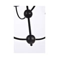 thumbnail image 4 of Lennon 31.5 inch pendant in black with clear shade, 4 of 8