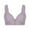 Gray, variant on Lingerie for Womens Solid Bra Wire Free Underwear One-Piece Bra Everyday Underwear M-4XL