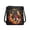 Soccer Player Flame Print, variant on HELLHERO Pu Leather Single Shoulder Crossbody Purse for Travel Daily Activities, Durable Smooth Zipper Satchel, Soccer Player Flame Print