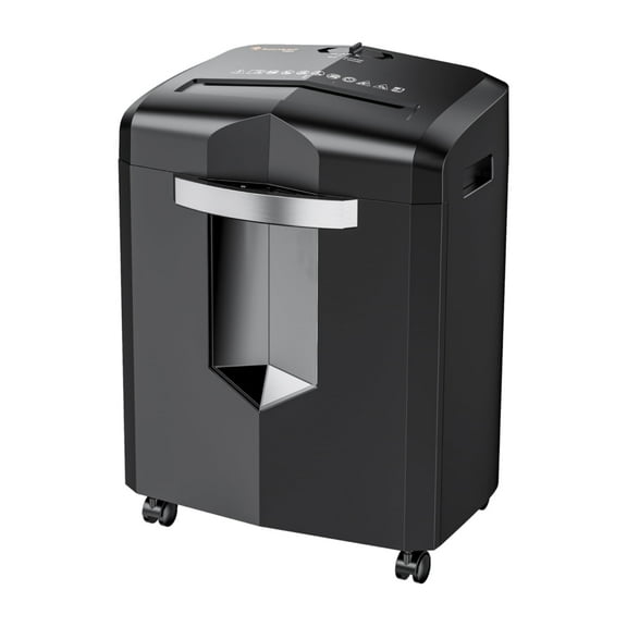 Bonsaii 12-Sheet Micro Cut Paper Shredder Heavy Duty Shredder with 4.1 gal Pullout Bin