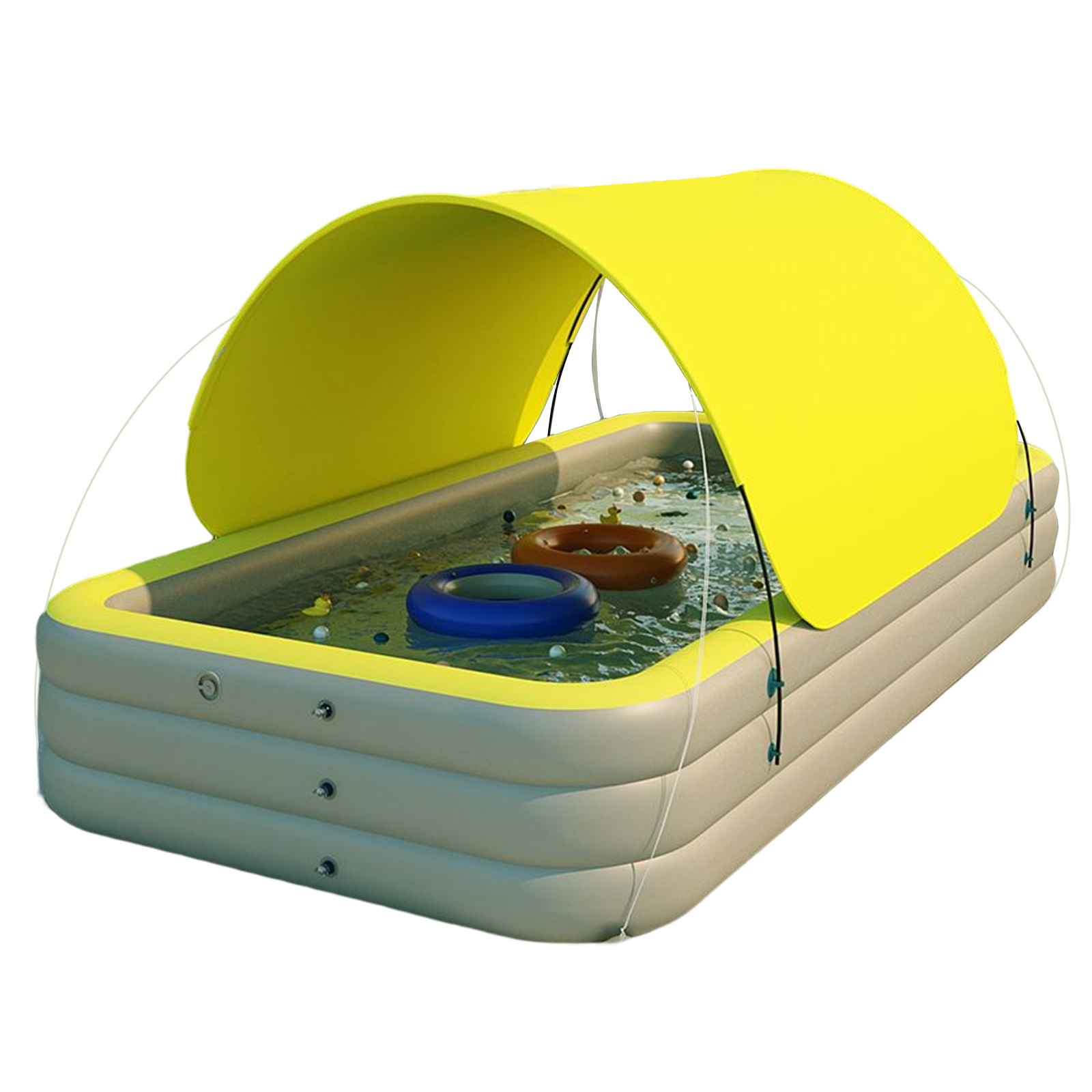Swimming Pool for Kids and Adults, Inflatable Pool, Oversized Thickened