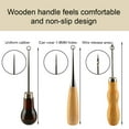 thumbnail image 1 of Baohd Craft Tool Leather Set Repair Kit Reusable Professional Outdoor Indoor Grinding Stirring Flat Line Cord Thread, 1 of 6