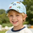thumbnail image 4 of Krdevn Car Truck Taxi Embroidered Kids Mesh Baseball Cap Breathable Outdoor Sun Hat for Toddler Boys Girls, 4 of 9