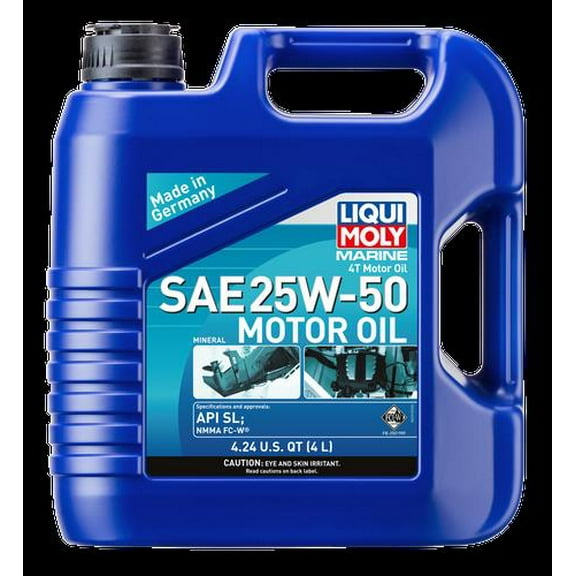 Liqui Moly 22510 Marine 4T Motor Oil 25W-50 4 Liter